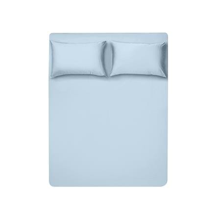 ชุดผ้าปูที่นอน 6 ฟุต 3 ชิ้น BENEATH LIGHT BLUE สีฟ้า_4
