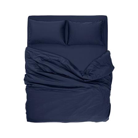 ชุดผ้าปูที่นอน 6 ฟุต 4 ชิ้น BENEATH NAVY BLUE สีน้ำเงินเข้ม_5