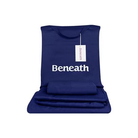 ชุดผ้าปูที่นอน 6 ฟุต 4 ชิ้น BENEATH NAVY BLUE สีน้ำเงินเข้ม_7