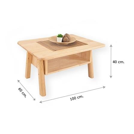 โต๊ะกลาง BAAN FURNITURE ODIN 100 ซม. สีไม้ธรรมชาติ_3