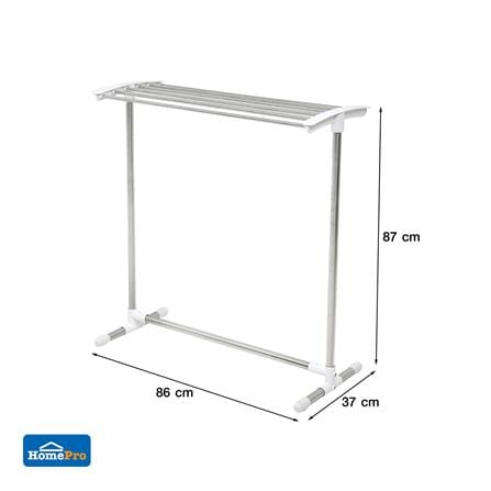 ราวพาดผ้าสเตนเลส 6 เส้น PLIM HW04-008 86x37x87 ซม._7