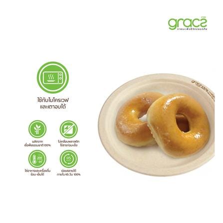 จานชานอ้อยผสมเยื่อไผ่ 7.5 นิ้ว GRACZ SIMPLE แพ็ก 6 ใบ_2