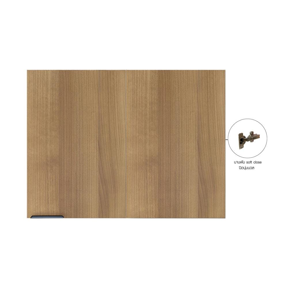 ตู้เข้ามุมขวา เปิดซ้าย CABIN HACHI 80x60 ซม. สี MOCHA