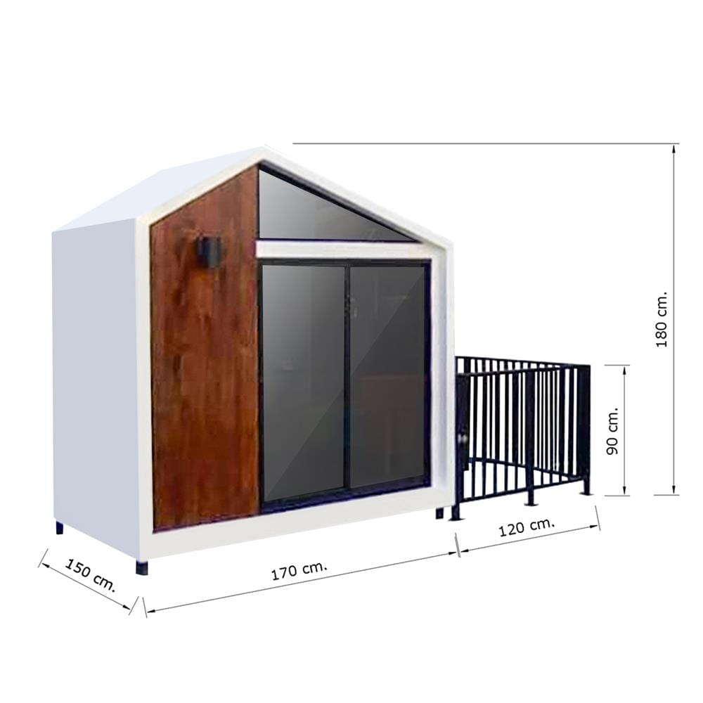บ้านหมา บ้านแมว T.C. DOGHOUSE 11 NORDIC 150X170X180 ซม.