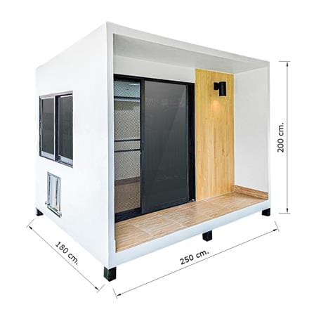 บ้านหมา บ้านแมว T.C. DOGHOUSE 6 MODERN 180X250X200 ซม._4