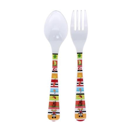 ชุดช้อนส้อมเมลามีน SUPERWARE MICKEY SUMMER FUN_0