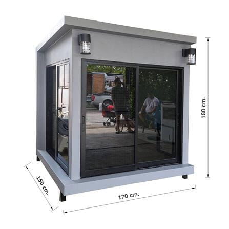 บ้านหมา บ้านแมว T.C. DOGHOUSE 3 MODERN 150X170X180 ซม._4