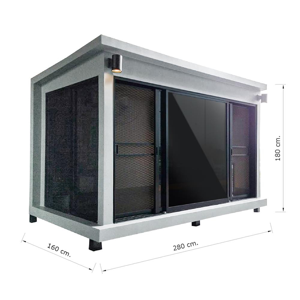 บ้านหมา บ้านแมว T.C. DOGHOUSE 3 MODERN 160X280X180 ซม.
