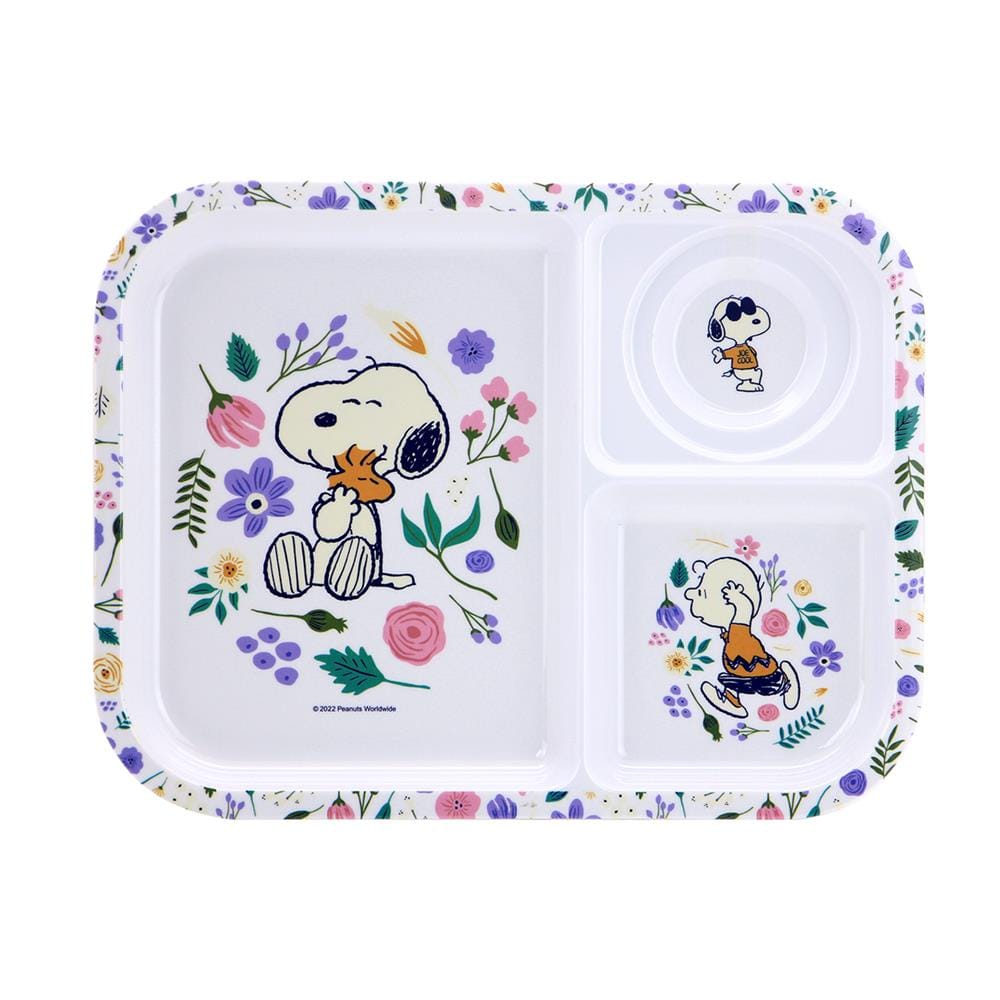ถาดหลุมเมลามีน 10.5 นิ้ว SUPERWARE SNOOPY BLOSSOM