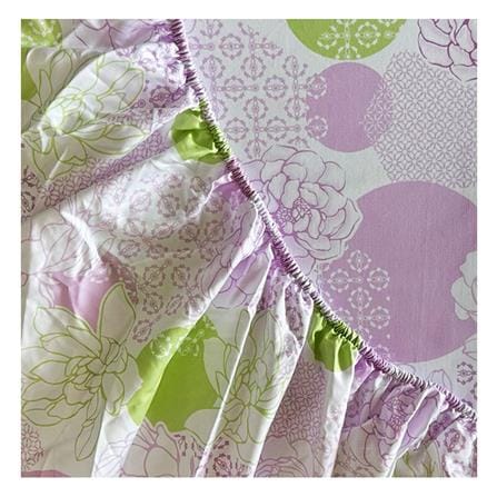 ชุดผ้าปูที่นอน 6 ฟุต 5 ชิ้น STEVENS COTTON FRESH SATTEN CR49_2