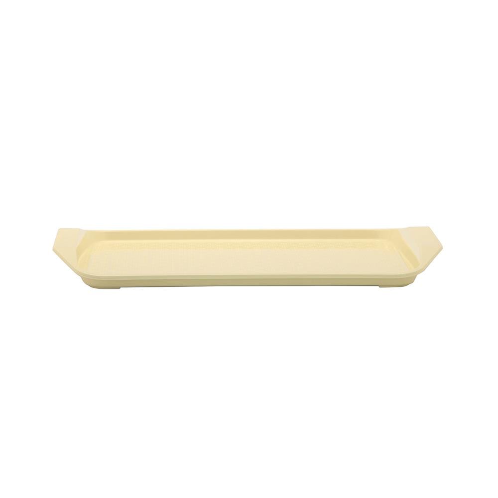 ถาดพลาสติกมีหูจับ SUPERWARE TR-03 43x31x3.5 ซม. สีครีม
