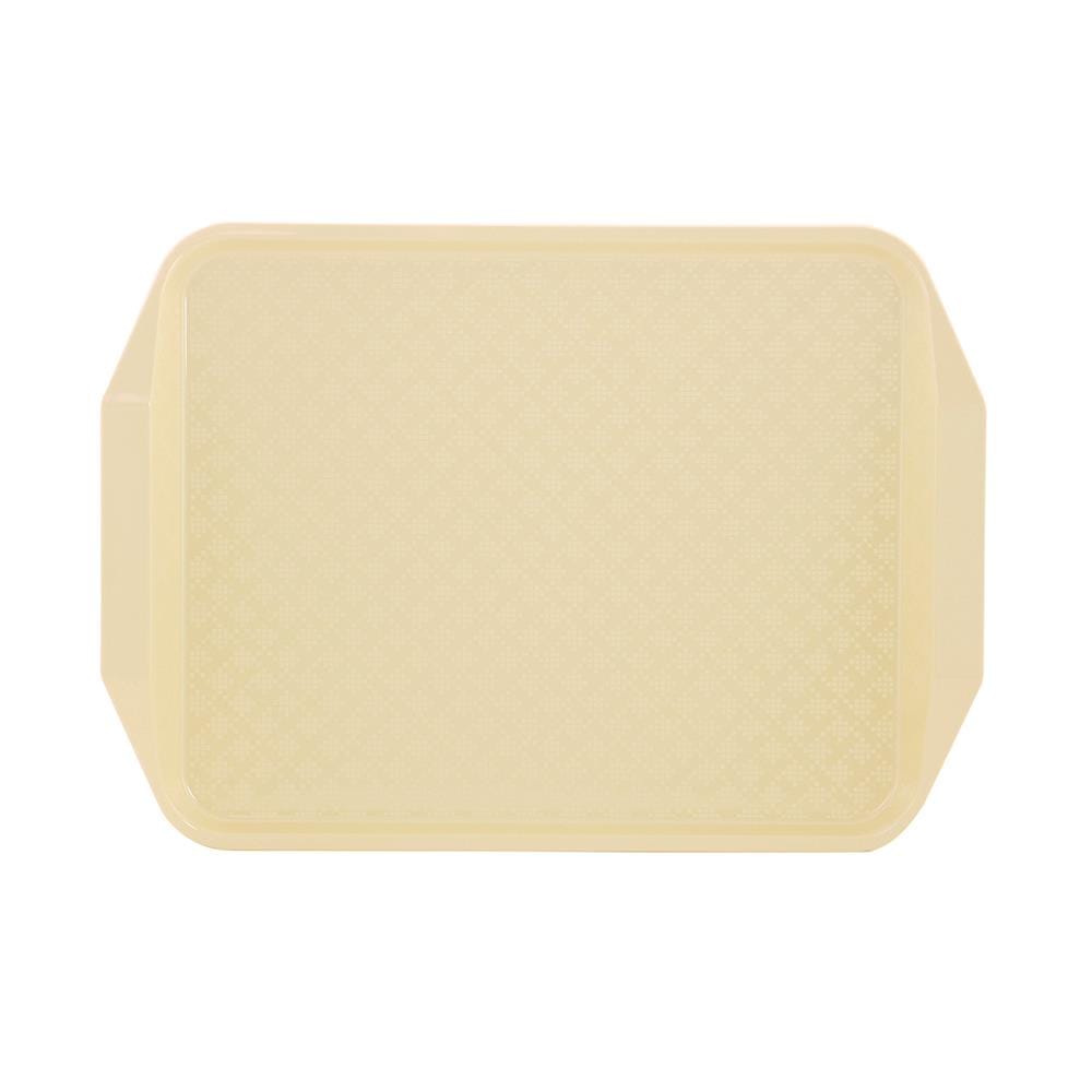 ถาดพลาสติกมีหูจับ SUPERWARE TR-03 43x31x3.5 ซม. สีครีม