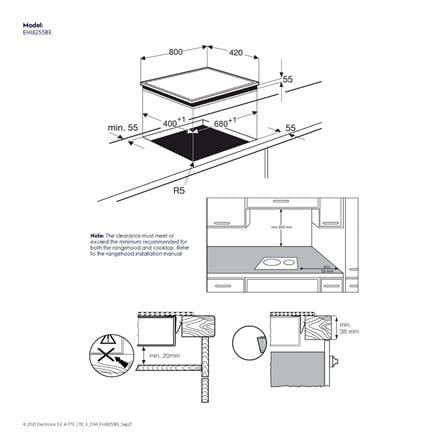 เตาฝังอินดักชั่น ELECTROLUX EHI8255BE 80 ซม._6