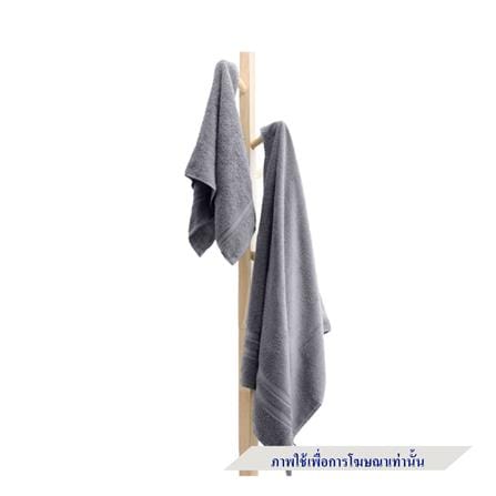 ผ้าขนหนู FROLINA ESSENCE 15X30 นิ้ว สี DARK GREY_4