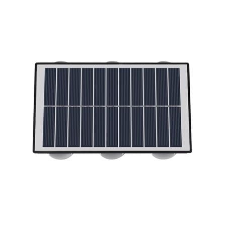 ไฟผนังภายนอก SOLAR LAMPTAN TRILUX 5 วัตต์ DAYLIGHT/COOL WHITE/WARM WHITE สีดำ_1