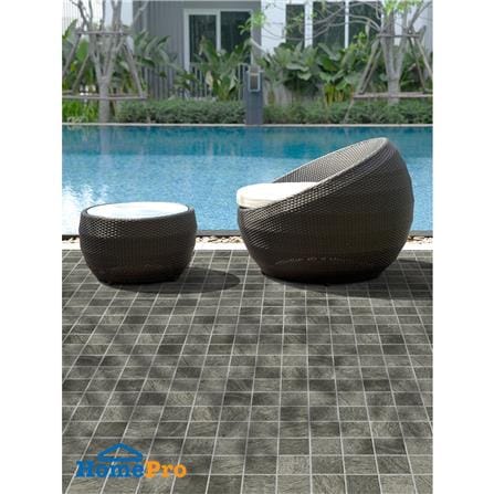 กระเบื้องตกแต่งพอร์ซเลน 10x10 ซม. COTTO มิซโซรี่ กริจิโอ้ แมท 0.8 ตร.ม._2