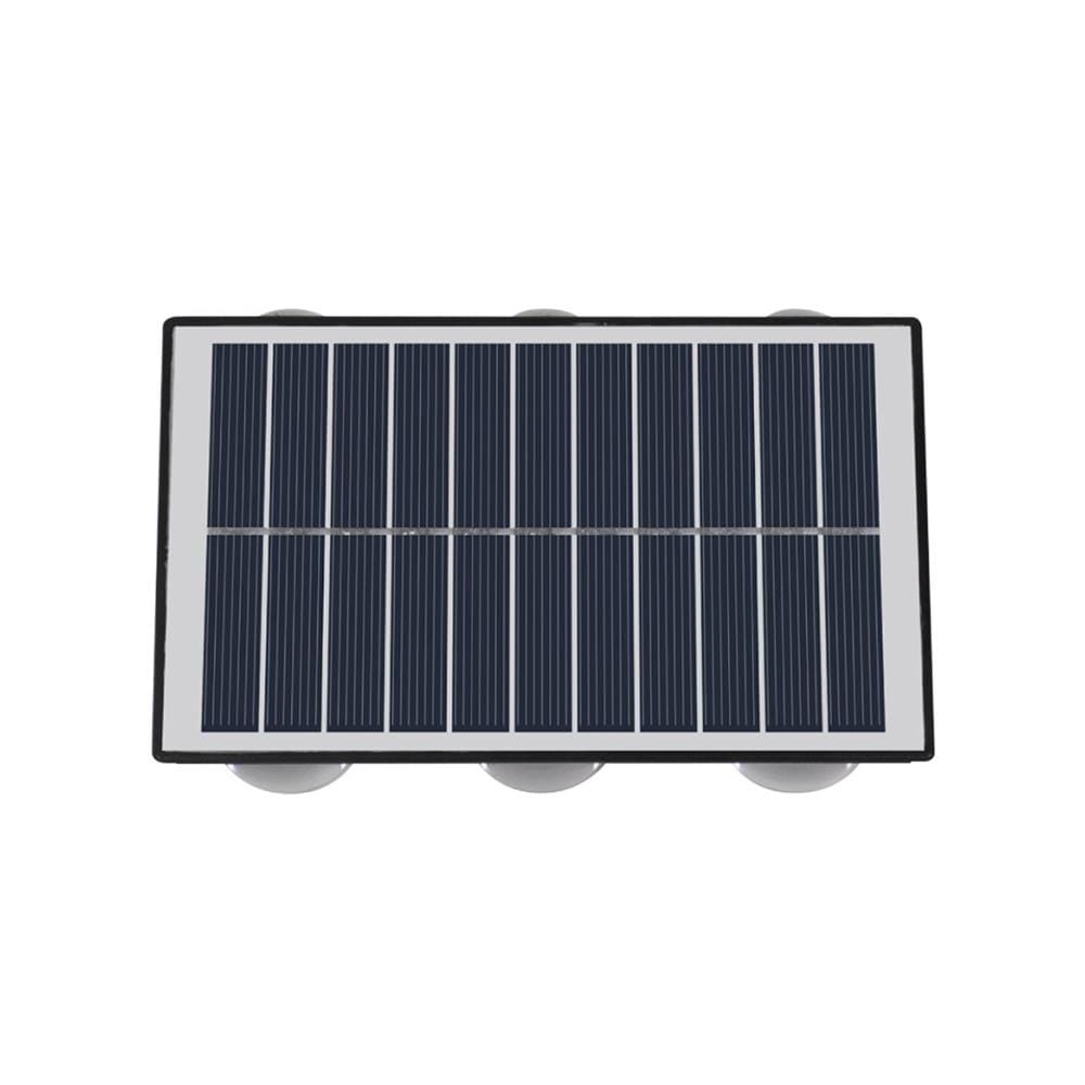 ไฟผนังภายนอก SOLAR LAMPTAN TRILUX 5 วัตต์ RGB สีดำ