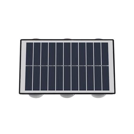 ไฟผนังภายนอก SOLAR LAMPTAN TRILUX 5 วัตต์ RGB สีดำ_1