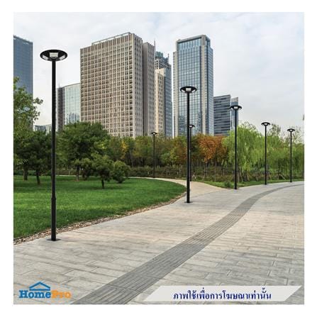 เสาไฟ SOLAR LAMPTAN POLE FOR SOLAR 4 เมตร สีดำ_1