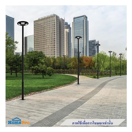 เสาไฟ SOLAR LAMPTAN POLE FOR SOLAR 3 เมตร สีดำ_1