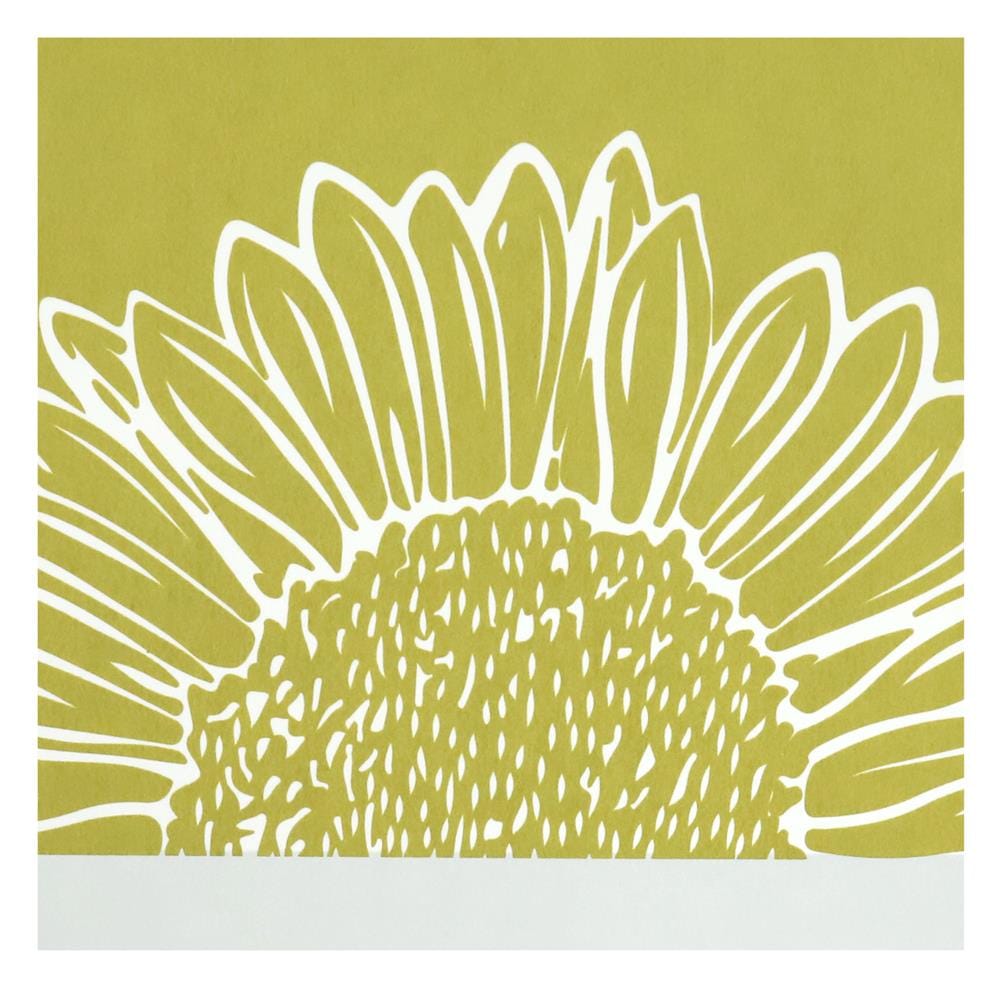 แผ่นรองจานกระดาษ KECH SUNFLOWER สีเหลือง