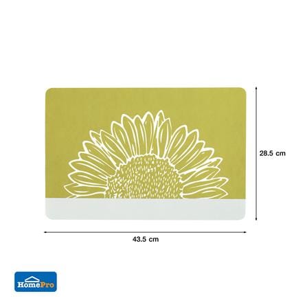 แผ่นรองจานกระดาษ KECH SUNFLOWER สีเหลือง_5