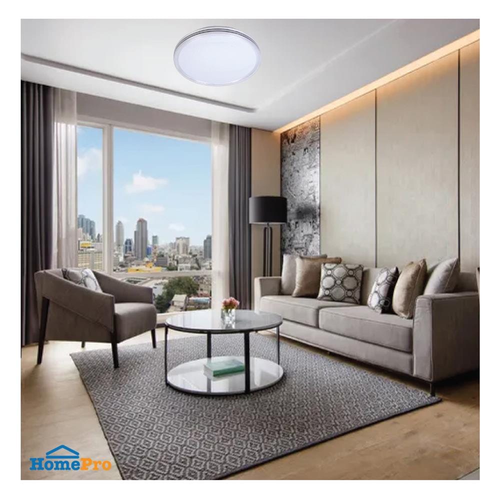 ไฟเพดาน LED SYLVANIA OVALO STAR SPARKING CCT 15 นิ้ว 36 วัตต์ DAYLIGHT/COOL WHITE/WARM WHITE สีขาว
