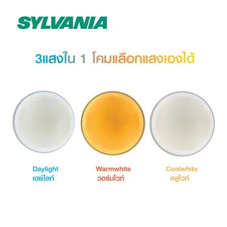 ไฟเพดาน LED SYLVANIA OVALO STAR SPARKING CCT 15 นิ้ว 36 วัตต์ DAYLIGHT/COOL WHITE/WARM WHITE สีขาว_7