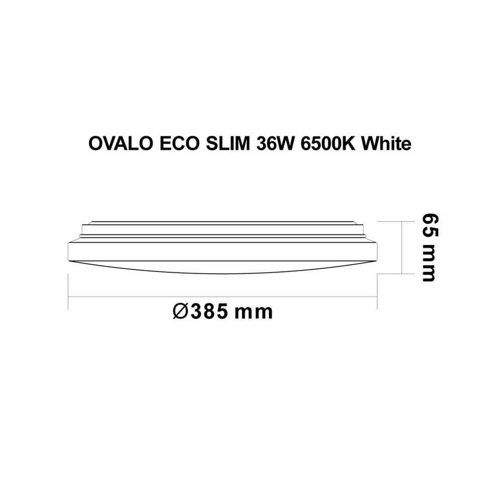 ไฟเพดาน LED SYLVANIA OVALO ECO SLIM 15 นิ้ว 36 วัตต์ DAYLIGHT สีขาว