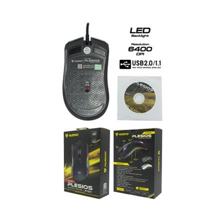 เมาส์เกมมิ่ง NUBWO PLESIOS NM-89M สีดำ_2