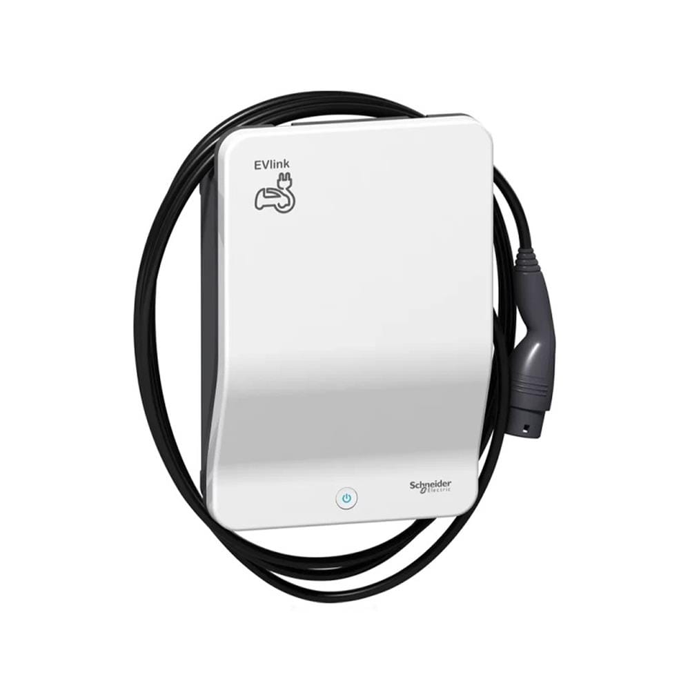 เครื่องชาร์จรถยนต์ไฟฟ้า (ไม่รวมติดตั้ง) SCHNEIDER EVLINK WALLBOX-T2 3.7KW สีขาว