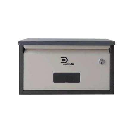 ตู้จดหมาย D MAIL BOX CASE SIZE S สีเทา_0