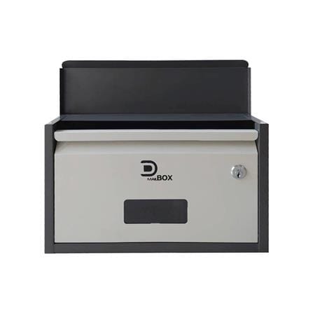 ตู้จดหมาย D MAIL BOX CASE SIZE S สีเทา_2