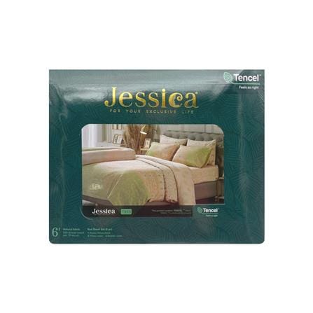 ชุดผ้าปูที่นอน 6 ฟุต 5 ชิ้น JESSICA TENCEL 20164-T855_3