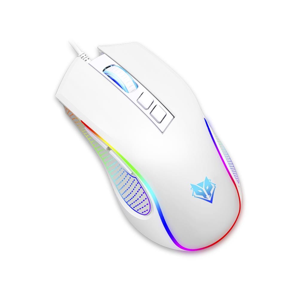 เมาส์เกมมิ่ง NUBWO CERBERUS NM92M สีขาว