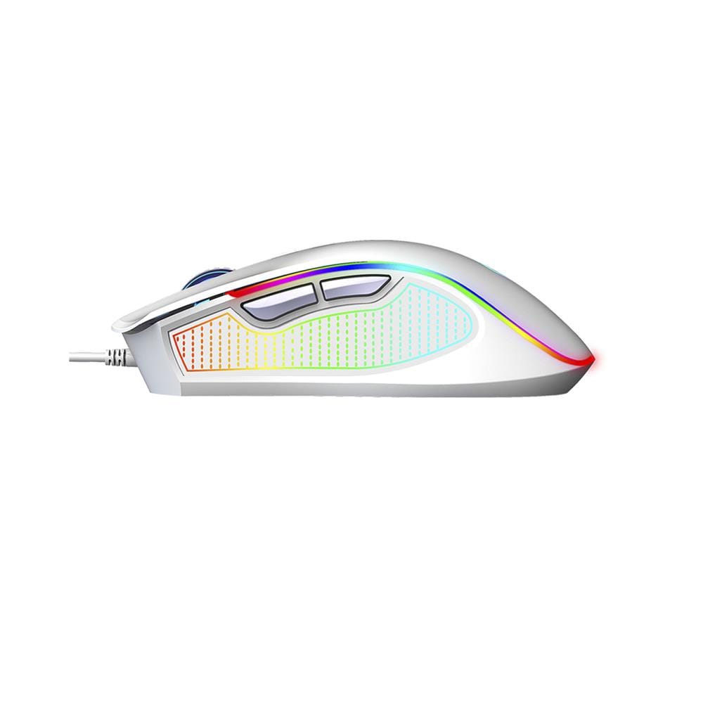 เมาส์เกมมิ่ง NUBWO CERBERUS NM92M สีขาว