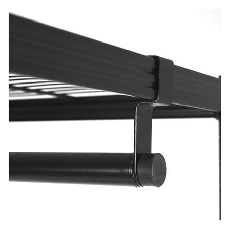 ตู้เสื้อผ้า 1 ตะกร้า PLIM LINEAR LN-WR90-1 90 ซม. สีดำ_3