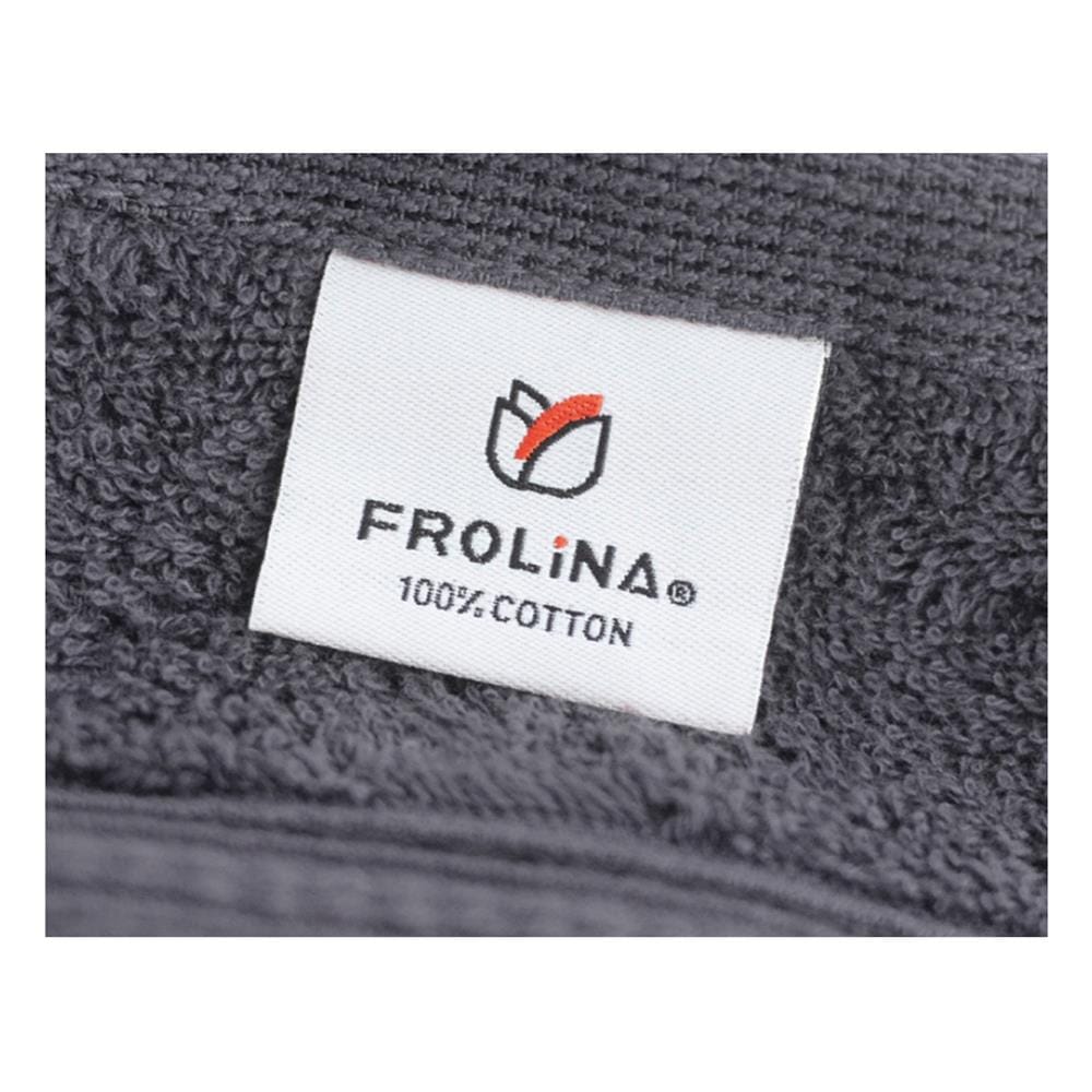 ผ้าขนหนู FROLINA ESSENCE 27X54 นิ้ว สี DARK GREY
