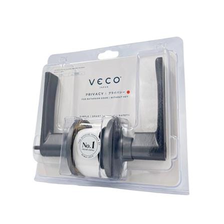 มือจับก้านโยก ห้องน้ำ VECO 6723-BLK-BK สีดำ_2