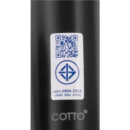 ฝักบัวสายอ่อน 1 ระดับ COTTO ZH020BL (HM) สีดำ_4