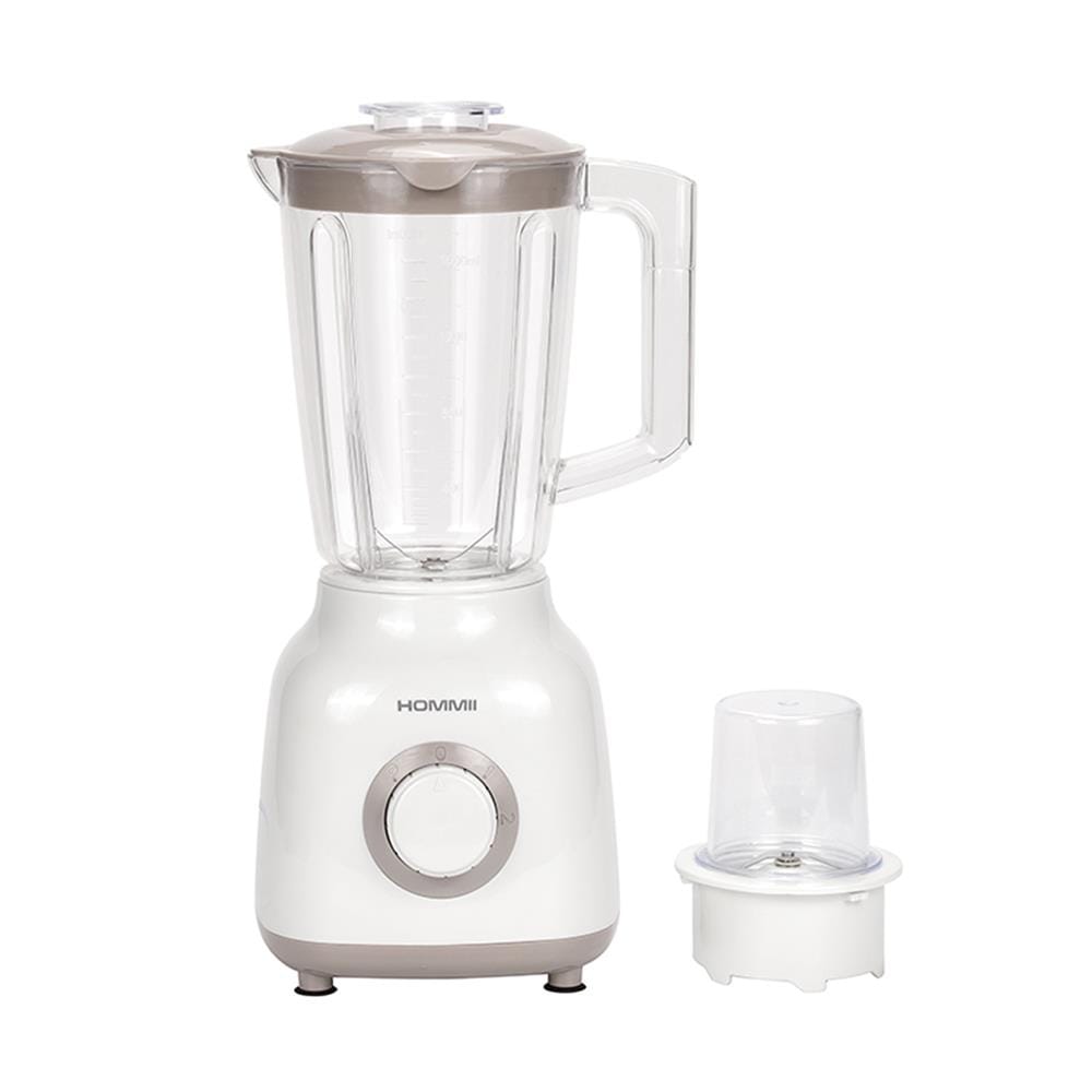 เครื่องปั่นน้ำผลไม้ HOMMII DSGZJ-0033 1.60 ลิตร สีขาว/เทา