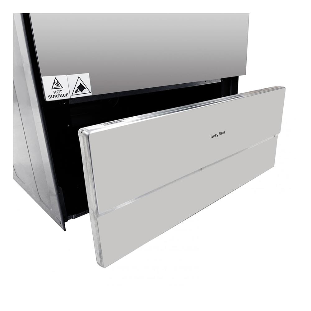 เตาปรุงอาหารแก๊ส LUCKY FLAME LF-452SS-E สีเงิน