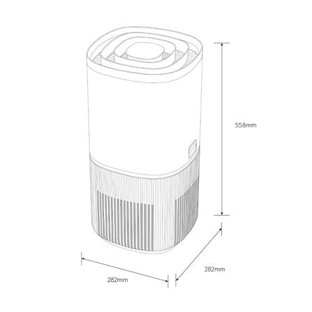 เครื่องฟอกอากาศ 54 ตร.ม. ELECTROLUX EP53-45SWA สีขาว_6