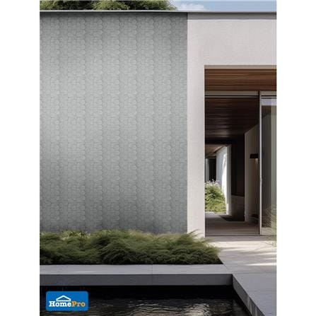 โมเสคพอร์ซเลน 30.4x26.4 ซม. TARA LUNE HExAGON สีเทา_5