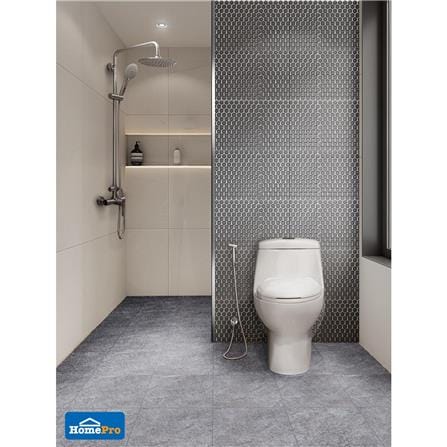 โมเสคพอร์ซเลน 29.8x25.8 ซม. TARA DAWN HExAGON PLATINUM สีเงิน_3