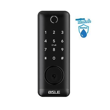 กลอนดิจิตอล AZLE L100 WATERPROOF สีดำ_1