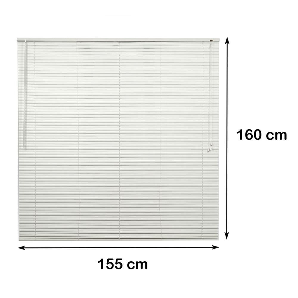 มู่ลี่ไวนิล HOME LIVING STYLE VINYL 155X160 ซม. สีขาว