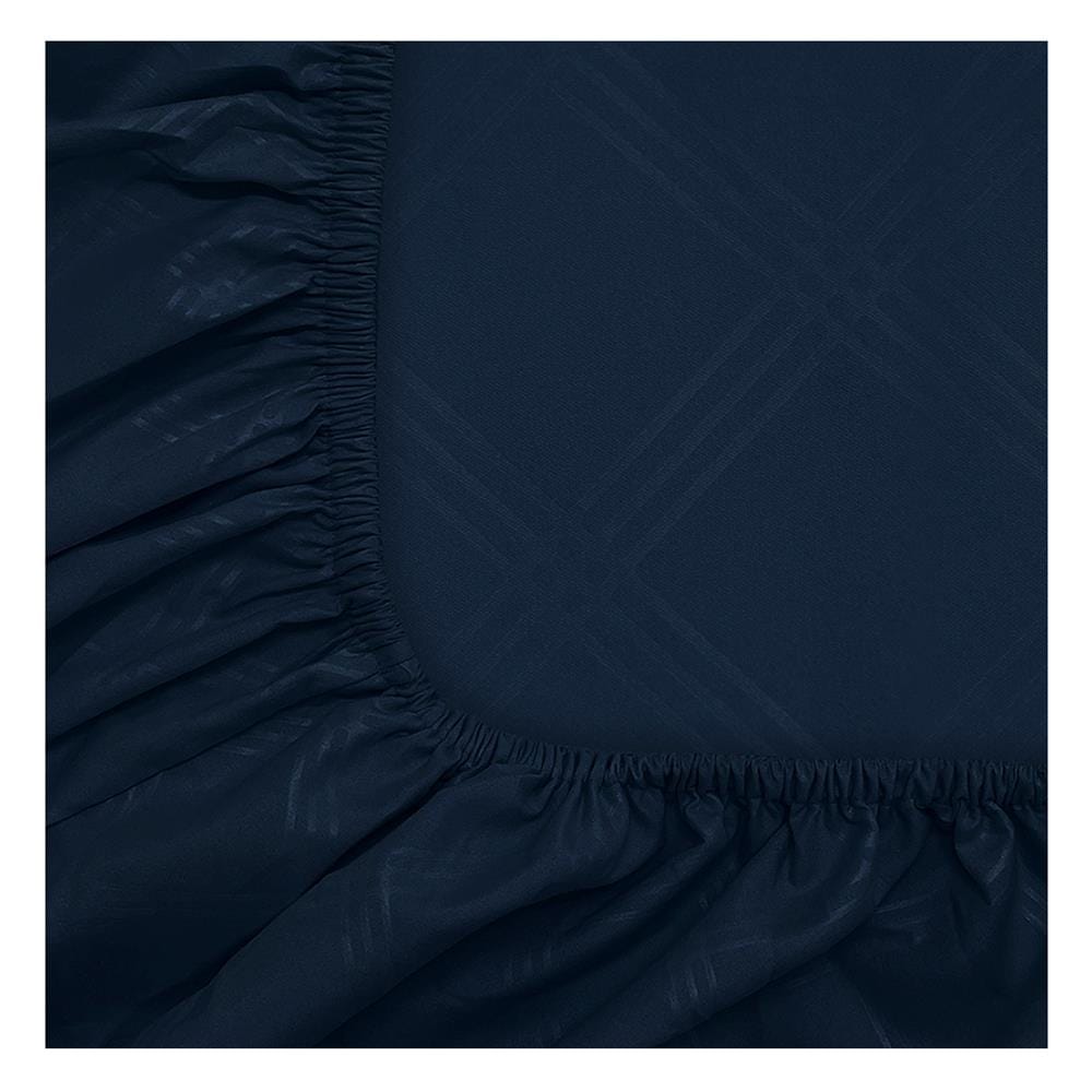 ชุดผ้าปูที่นอน 6 ฟุต 5 ชิ้น PICASSO CLASSIC สี ENJOY NAVY BLUE