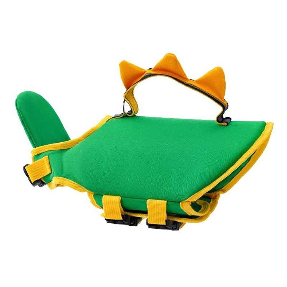 เสื้อชูชีพสัตว์เลี้ยง CLAWSET BKK ลายไดโนเสาร์ ไซซ์ XS สีเขียว