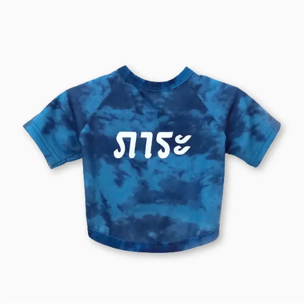 เสื้อสัตว์เลี้ยง CLAWSET BKK ลายภาระ ไซซ์ M สีน้ำเงิน